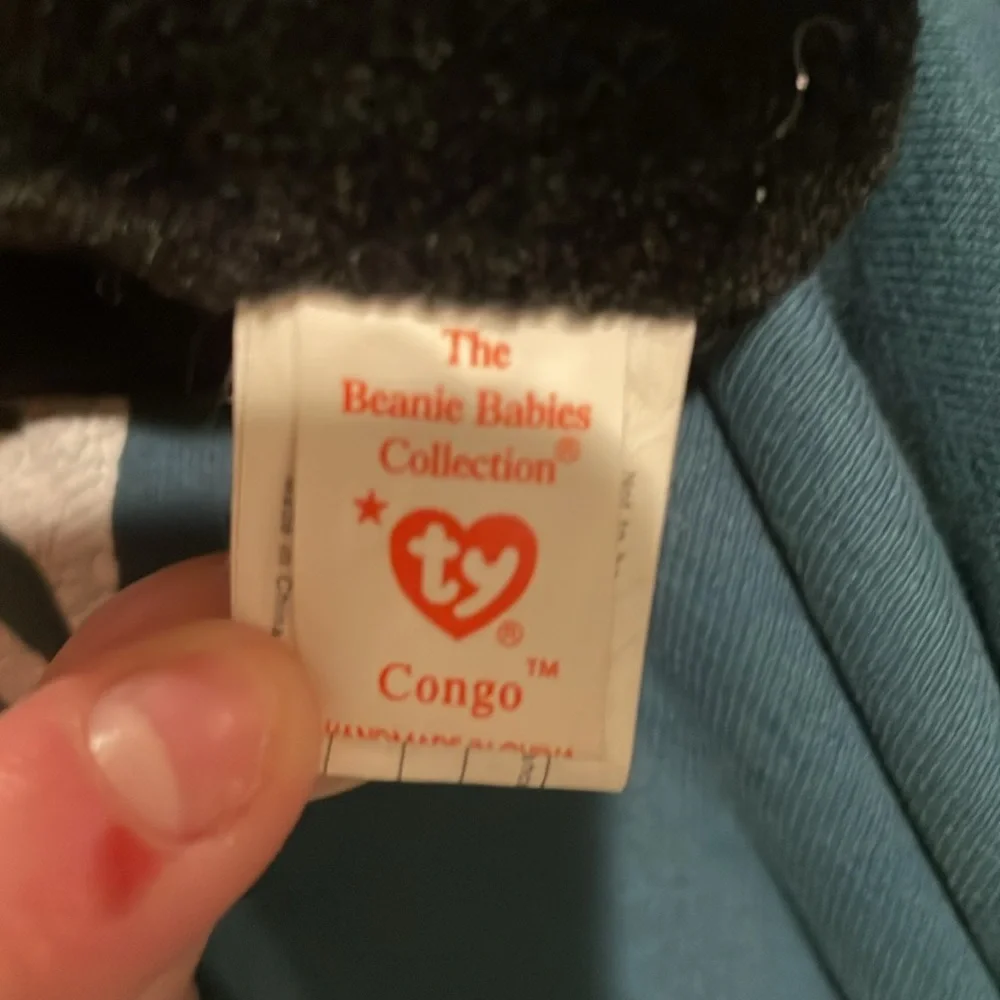 RETIRED 1996 Congo beanie baby - Picture 3 of 6